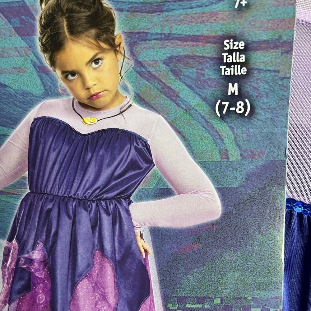 Disney Villains Purple and Blue Costume for Kids - Picture 4 of 9